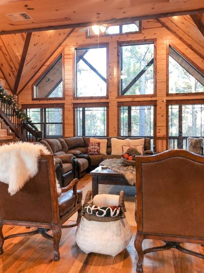 Stone Mountain Lodge 5000Sqft 6 Bed Game Room Pool Table Hot Tub Broken Bow Exterior foto
