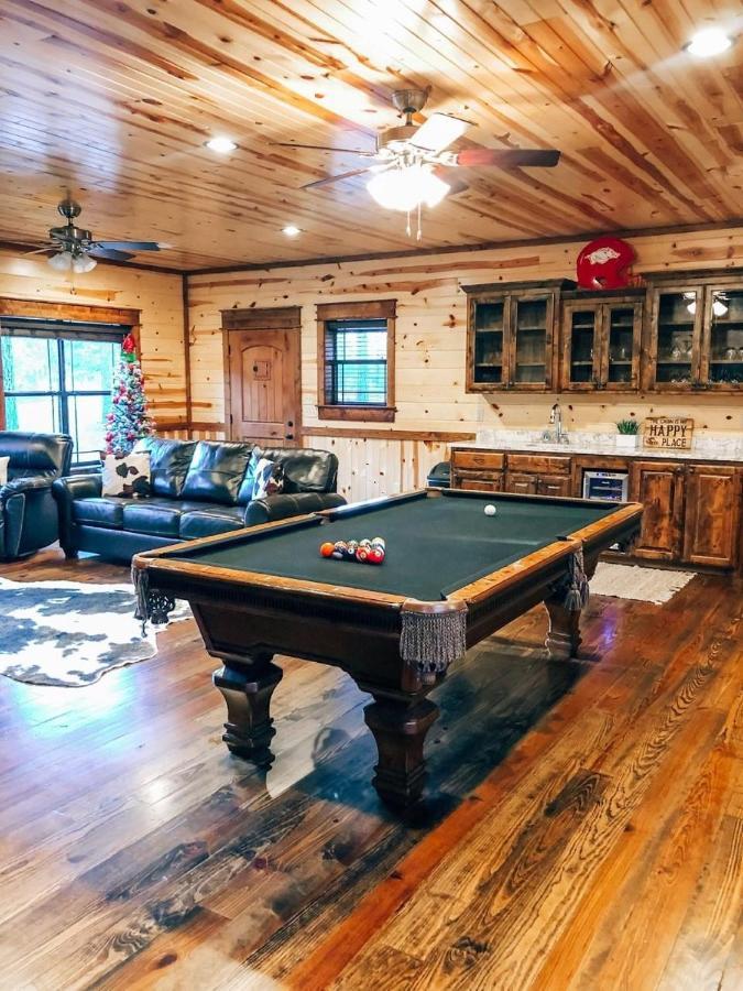 Stone Mountain Lodge 5000Sqft 6 Bed Game Room Pool Table Hot Tub Broken Bow Exterior foto